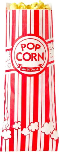 أكياس الفشار - أكياس الفشار 1 أوقية (100) - أكياس الفشار 2 أوقية (50) - أكياس الفشار الورقية، أكياس الفشار للأفلام والحفلات - Bolsas de Palomitas - حزمة من 150 in Kuwait