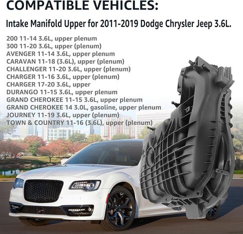05184693AE الجزء العلوي من مشعب السحب متوافق مع 2011-2020 Dodge Chry-sler Je-ep 3.6L 200 300 Grand Cherokee Journey Grand Caravan Town & Country Avenger استبدال 05184693AE 05184693AD in Kuwait