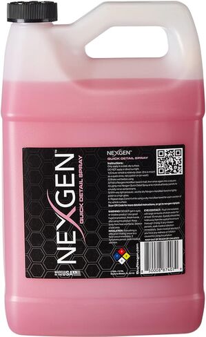 Nexgen Quick Detail Spray — All-in-One Spot Removal, Clay Bar Lubrication, Instant Detailing — Professional-Grade Cleaner for Cars, RVs, Motorcycles, Boats, and ATV’s — 1 Gallon Jug in Saudi Arabia