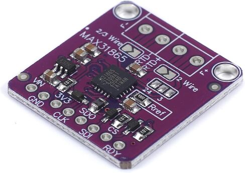 MAX31865 PT100 to PT1000 RTD-to-Digital Converter Board Temperature Thermocouple Sensor Amplifier Module 3.3V/5V for Arduino in Saudi Arabia