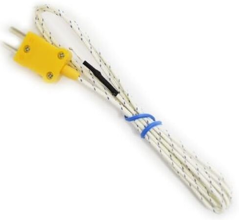 مجموعة من 5 مجسات استشعار من النوع K لمستشعر مزدوج حراري من النوع K ومقياس في نطاق درجة الحرارة -20~482 درجة مئوية، طول الكابل 1 متر in Kuwait