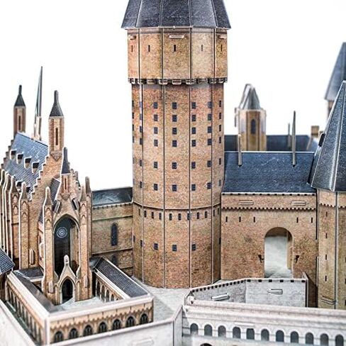 Puzzle - 3D Puzzle: Harry Potter: Hogwarts Castle (Medium) - 197 Piece Puzzles for Kids and Adults – Ages 14+ in Saudi Arabia