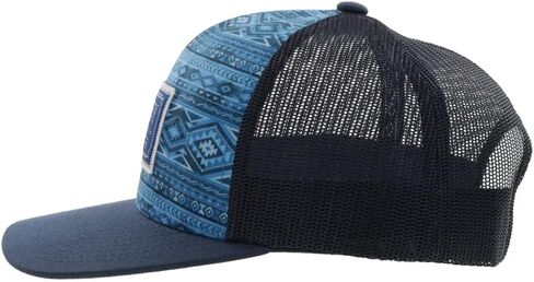 قبعة شبكية خلفية لسائقي الشاحنات من HOOEY للشباب قابلة للتعديل (أزرق/أسود - 2202T-BLBK-Y) in Kuwait