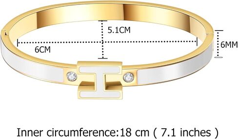 Gold Bracelets for Women,H Bracelet,Bangle Bracelets for Women,Dainty Bracelet Jewelry Easter Christmas Mothers Day Gifts for Women Girls in Saudi Arabia