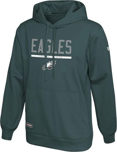 New Era NFL Men's Safety Performance Pullover Hooded Sweatshirt, Pro Football Fleece Hoodie in Saudi Arabia