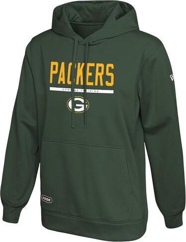 New Era NFL Men's Safety Performance Pullover Hooded Sweatshirt, Pro Football Fleece Hoodie in Saudi Arabia