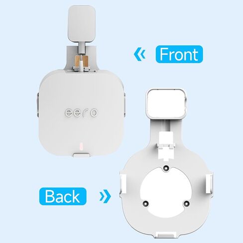 Wall Mount Holder for eero Pro 6e/Pro 6 Mesh Wi-Fi System, [Upgraded] Outlet Wall Mount Stand Bracket for eero Pro 6 tri-Band Mesh, Wall Mount Bracket for eero Pro 6e Extender Router Wire Organizer in Saudi Arabia
