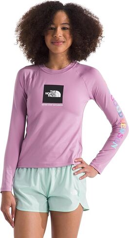 THE NORTH FACE Girls' Amphibious Long Sleeve Sun Tee in Saudi Arabia