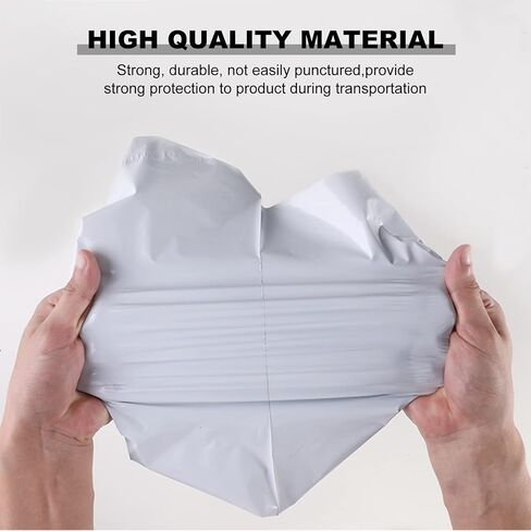 OausTect White Poly Mailers 10X13 inches,100 Pack Shipping Bags with Strong Self-sealing Adhesive Waterproof and Tear Proof for Clothing,Books in Saudi Arabia