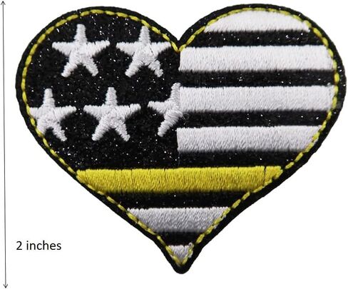Dispatcher Thin Gold Line Sparkle Glitter Embroidered Iron On Patch in Saudi Arabia