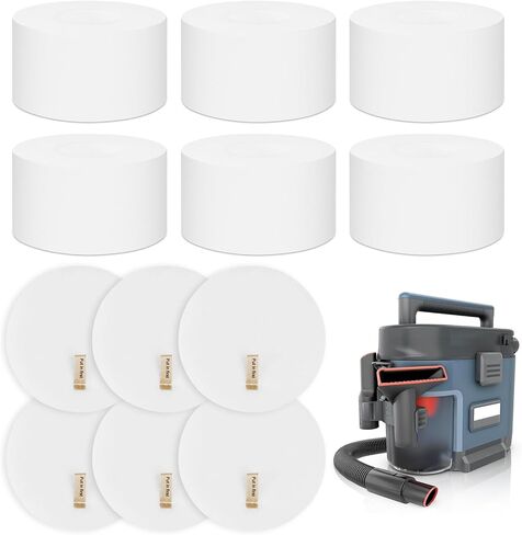 VS101 Vacuum Filter Replacement for Shark MessMaster 1 Gallon Portable Wet Dry Vacuum VS101, VS100, VS105, UV105, Replaces Parts XFFKVS100, 6 Set Foam & Felt Filter Kit in Saudi Arabia