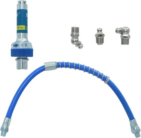 مقرنة الشحوم ذات الضغط العالي، ملحقات تركيبات الشحوم شديدة التحمل، فوهات محول الشحوم من نوع المشبك العاشر للقفل مناسبة لجميع خرطوم مسدسات الشحوم، سريع القفل والتحرير in Kuwait