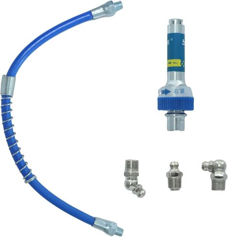 مقرنة الشحوم ذات الضغط العالي، ملحقات تركيبات الشحوم شديدة التحمل، فوهات محول الشحوم من نوع المشبك العاشر للقفل مناسبة لجميع خرطوم مسدسات الشحوم، سريع القفل والتحرير in Kuwait