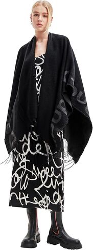 Desigual PONCHO_LOGO PARIS, 2014 DARK GRAY, U in Saudi Arabia