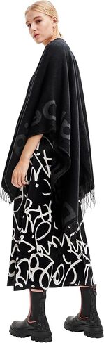 Desigual PONCHO_LOGO PARIS, 2014 DARK GRAY, U in Saudi Arabia