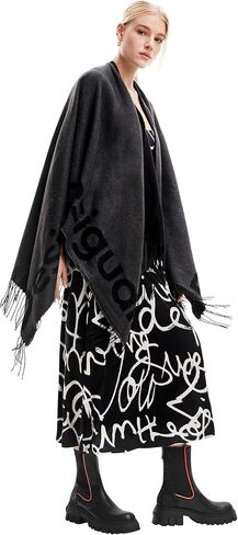Desigual PONCHO_LOGO PARIS, 2014 DARK GRAY, U in Saudi Arabia