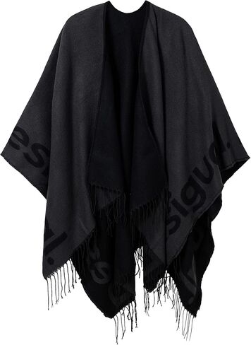 Desigual PONCHO_LOGO PARIS, 2014 DARK GRAY, U in Saudi Arabia