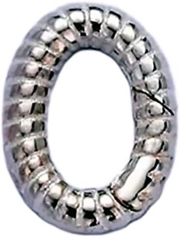 Oval Enhancer Spring Clasp Connector| Hinged Hook Clasp | 18 K Gold Plated Sterling Silver .925 (Clasp with Loop) in Saudi Arabia