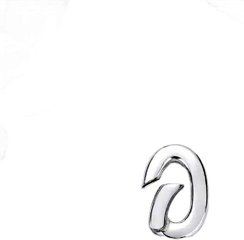 Oval Enhancer Spring Clasp Connector| Hinged Hook Clasp | 18 K Gold Plated Sterling Silver .925 (Clasp with Loop) in Saudi Arabia