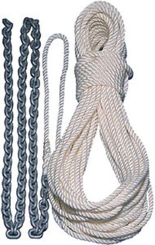 LEWMAR Anchor Rode 15' 1/4" G4 Chain 200' 1/2" 3 حبل ستراند و5/16" تكبل in Saudi Arabia