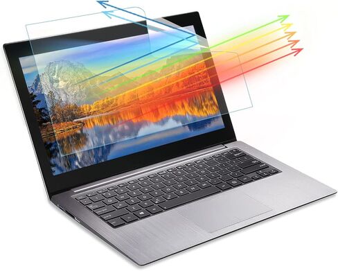 [2 pack]13.3 Inch Laptop Anti Blue Light Screen Protector, Eye Protection Computer Screen Blue Light Blocker, Hd Clear Blue Light Filter PET Film Screen Protector (not Glass) For 13.3" With in Saudi Arabia