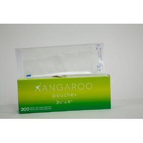 House Brand SP3X9 Kangaroo Self Sealing Sterilization Pouches 3.5" X 9" 200/Bx in Kuwait
