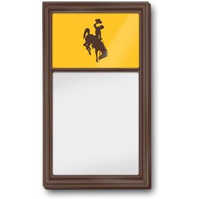 The Fan Brands NCAA Wyoming Cowboys: WYO - Dry Erase Noteboard - Sports Team Bar Sign Décor for Home, Office, Game Room, Fan Cave & Garage - USA Made in Saudi Arabia
