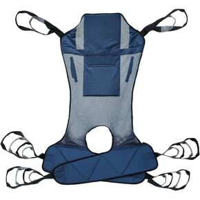 الحجم m شبك كامل الجسم شبك الرفع حبال ، دعم الرأس والظهر ، الرافعات نقل المرحاض ، الساقين المنقسمة مع فتحة كومود ، 5 مقابض ، 6 أحزمة ، رفع حبال متوافق مع مختلف المصاعد in Kuwait