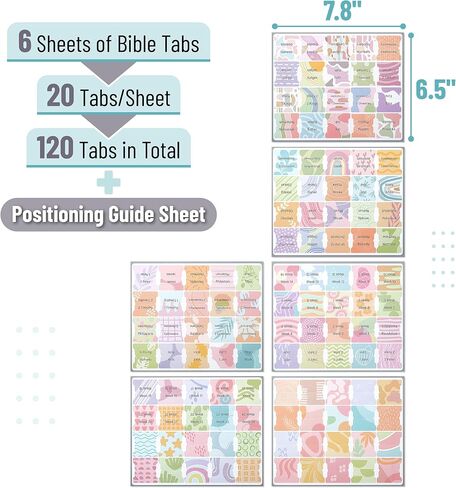 Mr. Pen- Bible Tabs, 75 Tabs, Black & White Enigma, Laminated Bible Tabs for Women and Men, Bible Tabs for Study Bible, Bible Index Tabs, Bible Book Tabs, Bible Labels Tabs, Mr Pen Bible Tabs in Kuwait