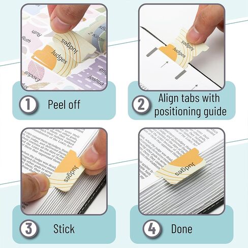 Mr. Pen- Bible Tabs, 75 Tabs, Black & White Enigma, Laminated Bible Tabs for Women and Men, Bible Tabs for Study Bible, Bible Index Tabs, Bible Book Tabs, Bible Labels Tabs, Mr Pen Bible Tabs in Kuwait