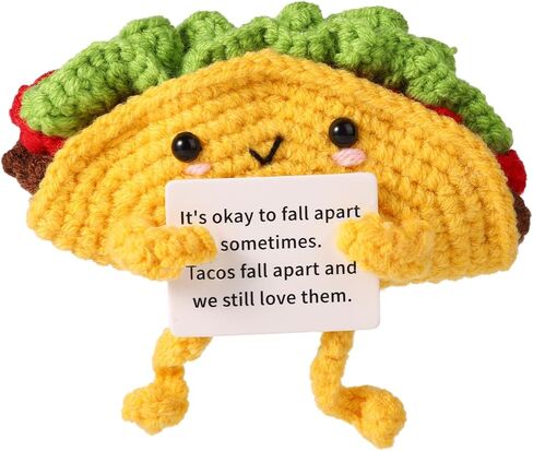 Positive Peanut, 3.94in Wool Yarn Funny Positive Crochet Peanut Knitted Toys Emotional Plush Positive Support Gifts and Encouragement Decor for Birthday Anniversary Christmas in Saudi Arabia