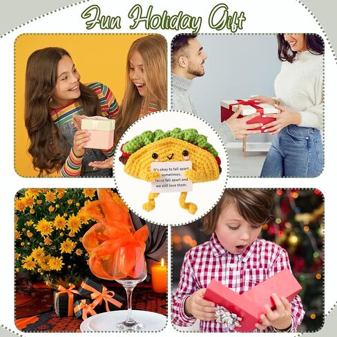 Positive Peanut, 3.94in Wool Yarn Funny Positive Crochet Peanut Knitted Toys Emotional Plush Positive Support Gifts and Encouragement Decor for Birthday Anniversary Christmas in Saudi Arabia