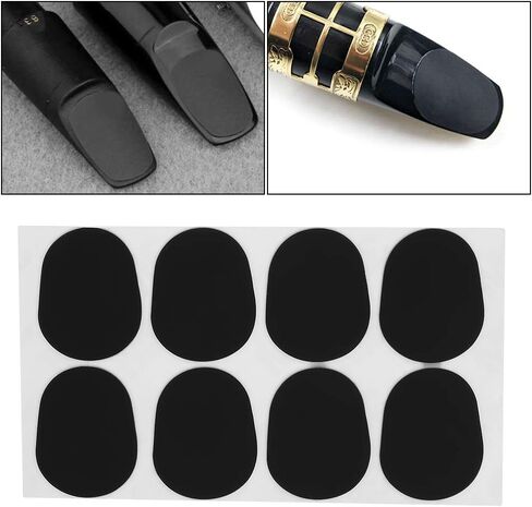 Baritone Saxophone Mouthpiece Cushions Pads Saxophone Mouthpiece Cushions and Patches for Music Lovers Baritone Saxophone Mouthpiece Pads Cushions (0.8mm) in Saudi Arabia