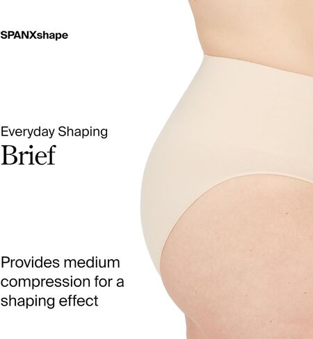 SPANXSHAPE كل يوم موجز - مراقبة داخلية للسيطرة على الملابس الداخلية - غير مرئية تحت الملابس - تصميم سلس - الكتان - X -LARGE in Kuwait