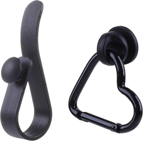 Hook + Keychain Clip ملحقًا لحقيبة Bogg وببساطة حمل جنوب ، سلسلة مفاتيح على شكل قلب لطيف ، سحر مزخرف بحقائب يد المطاط (الوردي) in Kuwait