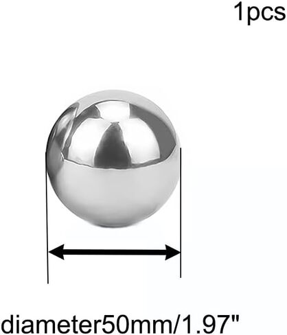 Steel Ball Bearings,Chrome Steel Bearing Balls Bea Precision 304 Stainless Steel Bearing Balls Diameter High-Speed Durable for Industrial Skateboard Bike(50mm) in Saudi Arabia
