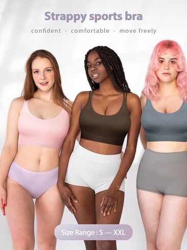 حمالة صدر رياضية للنساء من Strappy وظهر متقاطع للجري واللياقة البدنية وحمالات صدر مبطنة قابلة للإزالة للتمرين واليوجا in Kuwait