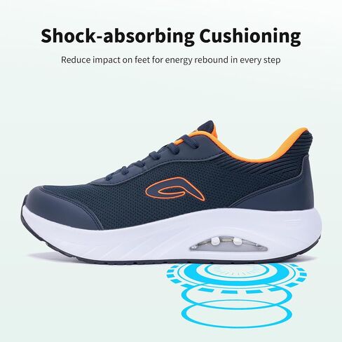 Wide Toe Box Shoes for Men Arch Support Walking Shoes Plantar Fasciitis Orthotic Tennis Sneakers in Saudi Arabia