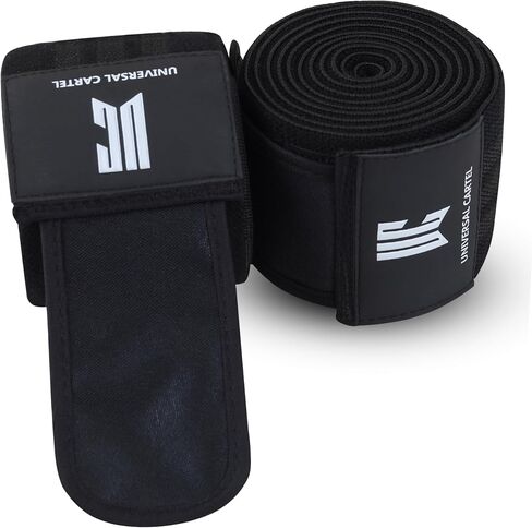 Knee Wraps for Weightlifting 70" Elastic Knee Straps for Weightlifting, Squatting and Joint Stability for Men & Women in Saudi Arabia
