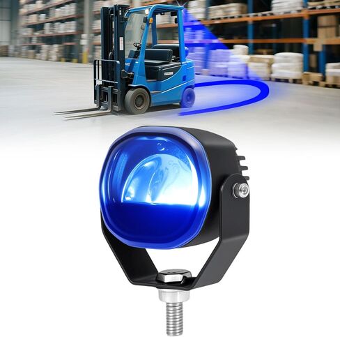 LED Forklift Safety Light Red للسيارات المصحوبة على AGV الآلية ، شاحنة الرافعة الشوكية ، المصعد الصناعي ، سلامة المستودعات ، IP66 مقاوم للماء ، مساكن الألومنيوم - 4 حزمة in Kuwait