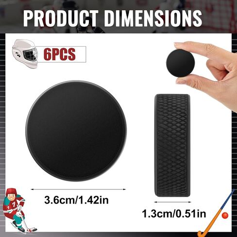 Small Hockey Puck 1.42 x 0.51 Inch Mini Table Hockey Puck Accessories for Table Game Adults Fun Entertainment Equipment Gifts in Saudi Arabia