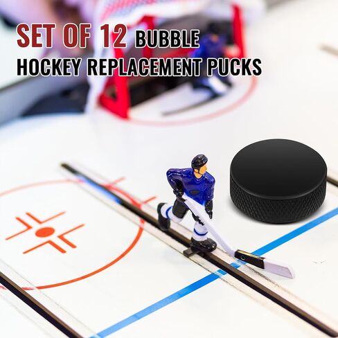 Small Hockey Puck 1.42 x 0.51 Inch Mini Table Hockey Puck Accessories for Table Game Adults Fun Entertainment Equipment Gifts in Saudi Arabia