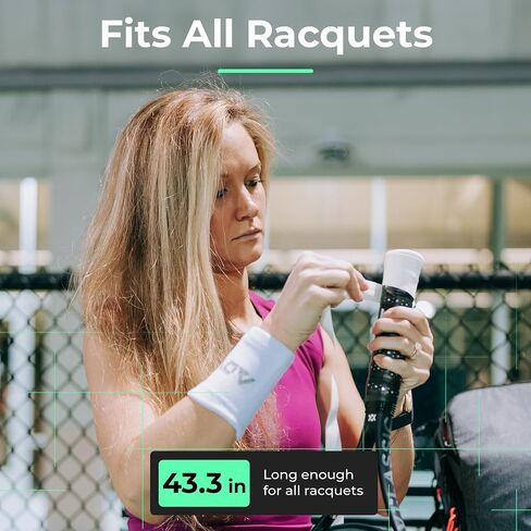 Adv Maxtac Tacky Tennis Overgrip-6 حزمة لزجة للغاية غير قابلة للانزلاق تنس غريب-رزيك-رقيقة وسهلة الاستخدام شريط مضرب التنس (6 عبوات أبيض) in Kuwait