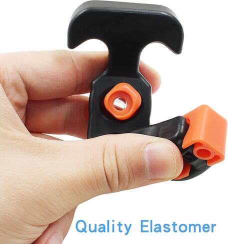 4.3"*1.8" Rubber Latches Flexible T Handle Draw Latch, 2PCS Rubber Draw Latch, Rubber Latch T Handle for Tool Box, Cooler, Golf Cart or Engineering Machine Hood (Black) in Saudi Arabia