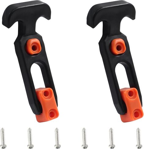 4.3"*1.8" Rubber Latches Flexible T Handle Draw Latch, 2PCS Rubber Draw Latch, Rubber Latch T Handle for Tool Box, Cooler, Golf Cart or Engineering Machine Hood (Black) in Saudi Arabia