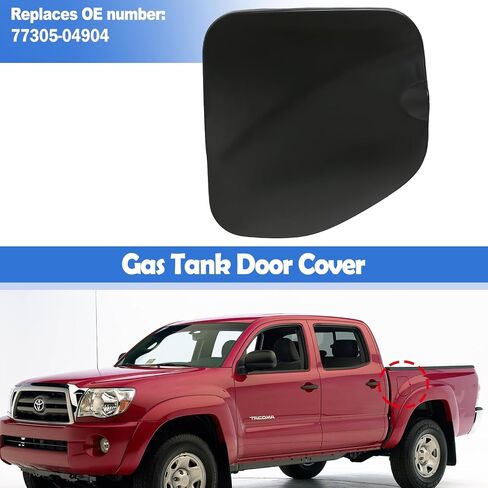 Fuel Filler Door Lid Cover Compatible with Toyota Tacoma 6 FT Bed 2005-2015 Replace 77305-04905 Gas Tank Door Cover Cap in Saudi Arabia