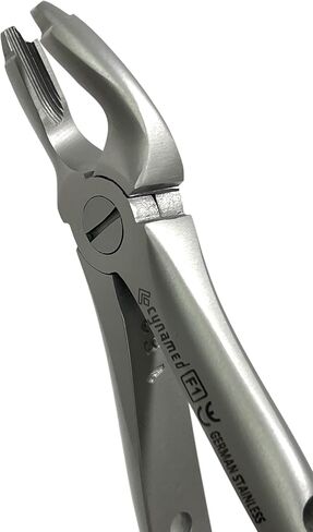 German Premium F1 Dental Extraction Forceps Tooth EXTRACTING Upper ATRAUMATIC Universal Forceps with DEEP Grip Gold Handle Tips CYNAMED in Saudi Arabia