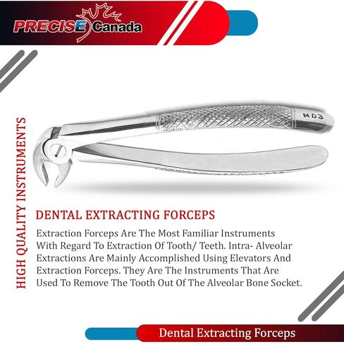 مجموعة من 2 من الدرجة الألمانية استخراج الأسنان استخراج ملقط MD2+MD3 جديد in Kuwait