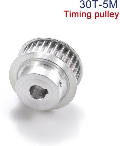 1Pcs 30 Teeth HTD 5M Pulley Bore 6/8/10/12/14/15/16/17/19/20mm for Width 15/20mm HTD5M Belt 30Teeth 30T BF Shape(15mm,1PCS_for Belt Width 20MM) in Saudi Arabia