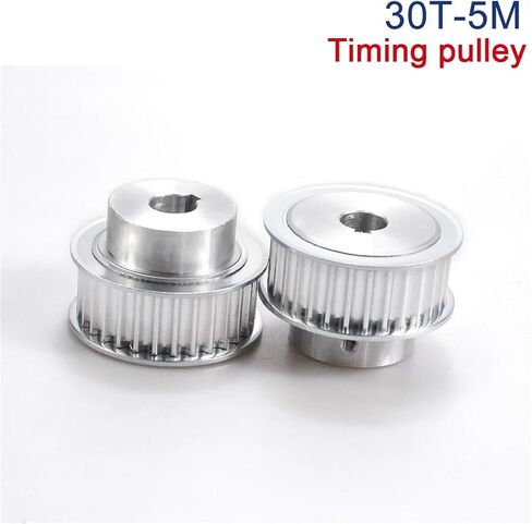 1Pcs 30 Teeth HTD 5M Pulley Bore 6/8/10/12/14/15/16/17/19/20mm for Width 15/20mm HTD5M Belt 30Teeth 30T BF Shape(15mm,1PCS_for Belt Width 20MM) in Saudi Arabia